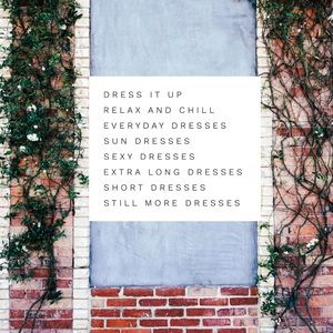 Dresses After this post!